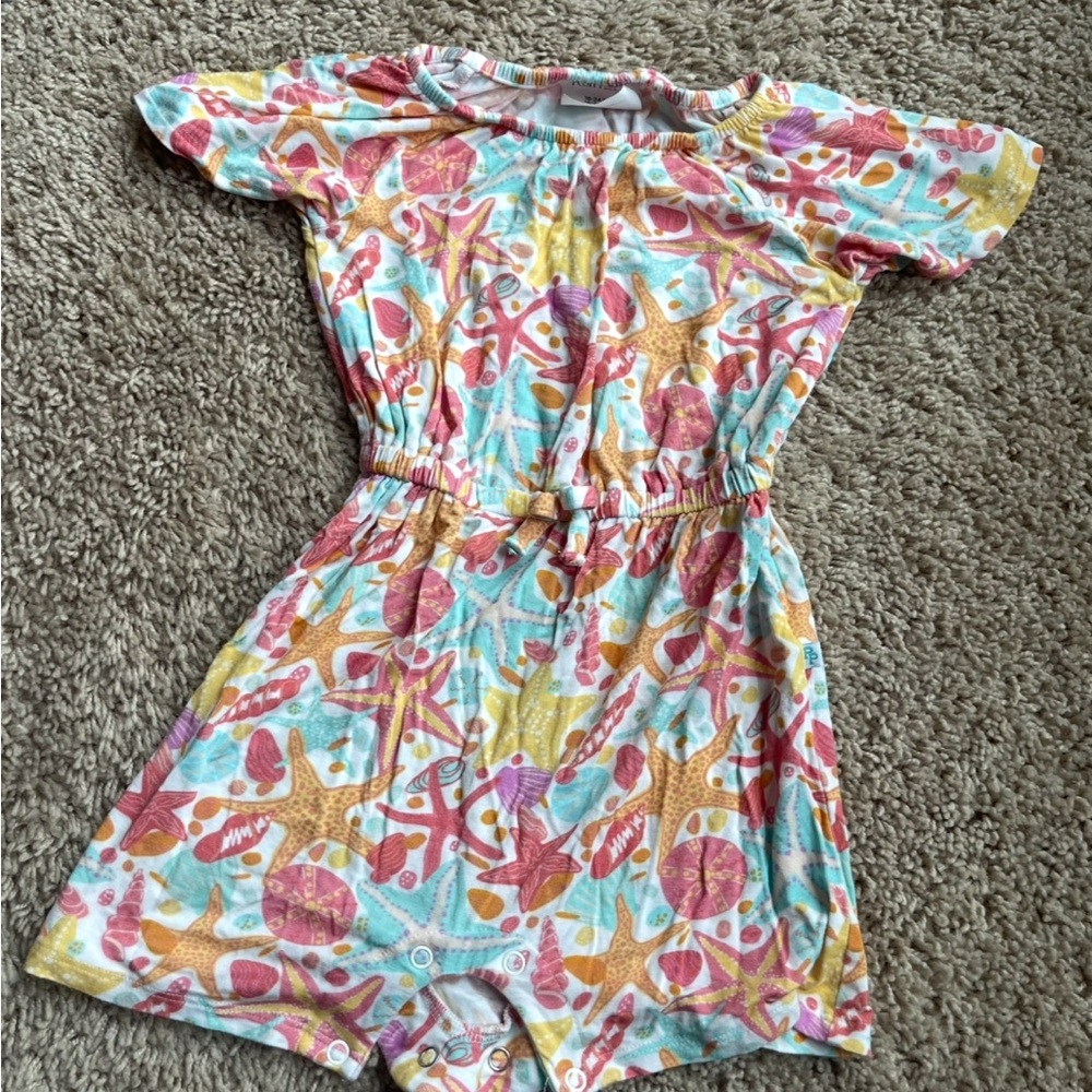 Posh Peanut Beach Themed Romper